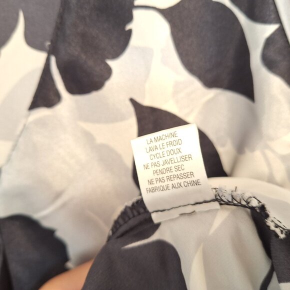 Black white and gray summer top - Picture 3 of 8